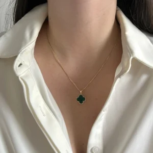 CADENA TREBOL VERDE