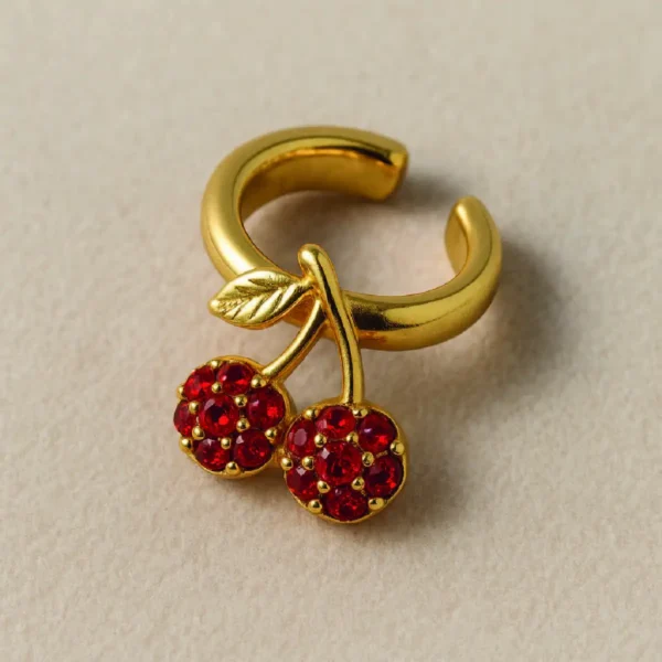 EARCUFF CEREZAS