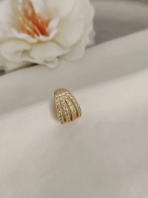 EARCUFF 4 LÍNEAS CIRCONES