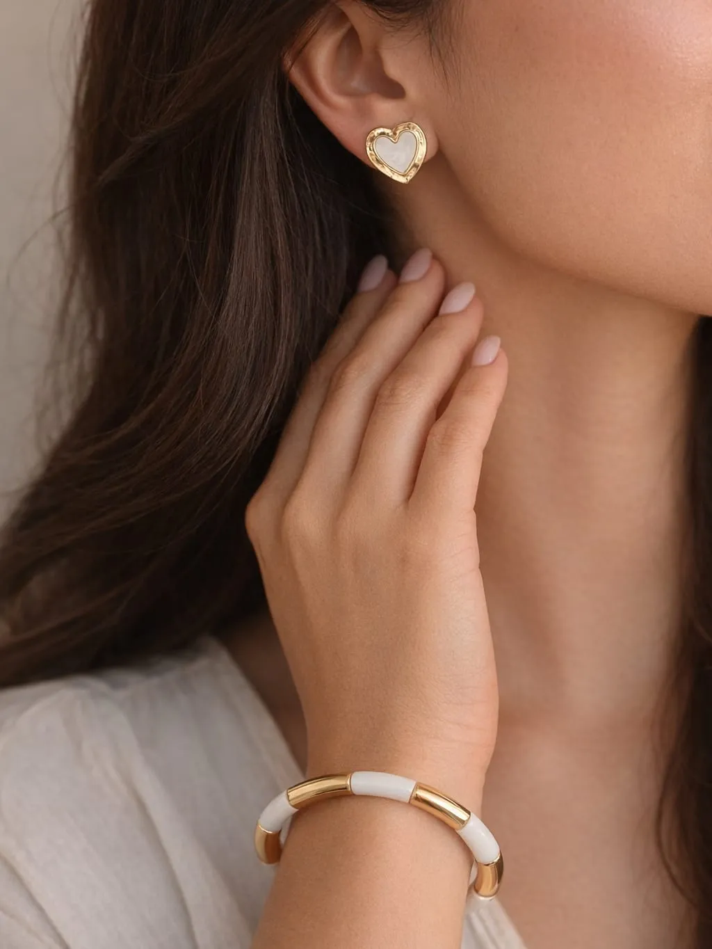 COMBO CORAZÓN PERLADO